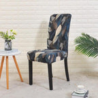 Spandex Chair Cover Stretch Elastic Dining Seat Cover for Banquet Wedding Restaurant Hotel Anti-dirty Removable housse de chaise Chair Covers for Dining Room Stretch Spandex Dining Chair Slipovers Parsons Chair Covers for Dining Room Kitchen Stevvex