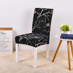 Spandex Chair Cover Stretch Elastic Dining Seat Cover for Banquet Wedding Restaurant Hotel Anti-dirty Removable housse de chaise Chair Covers for Dining Room Stretch Spandex Dining Chair Slipovers Parsons Chair Covers for Dining Room Kitchen Stevvex