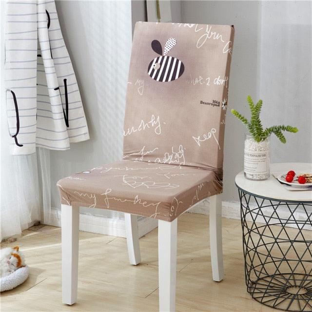 Spandex Dining Chair Cover With Back Elastic Universal Kitchen Living Room Stretch Slipcover Chair Covers Protector Seat Case  Chair Cover Seat Protector Super Fit Slipcover Stretch Removable Washable Soft Spandex Fabric for Home Stevvex