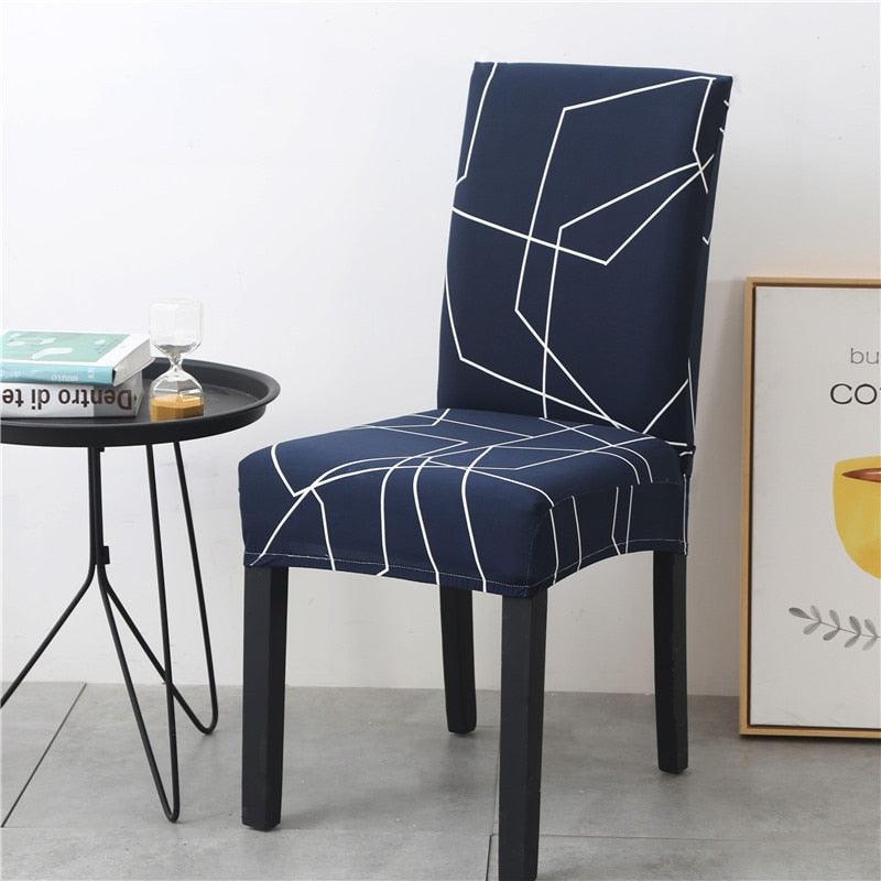 Spandex Dining Chair Cover With Back Elastic Universal Kitchen Living Room Stretch Slipcover Chair Covers Protector Seat Case  Chair Cover Seat Protector Super Fit Slipcover Stretch Removable Washable Soft Spandex Fabric for Home Stevvex