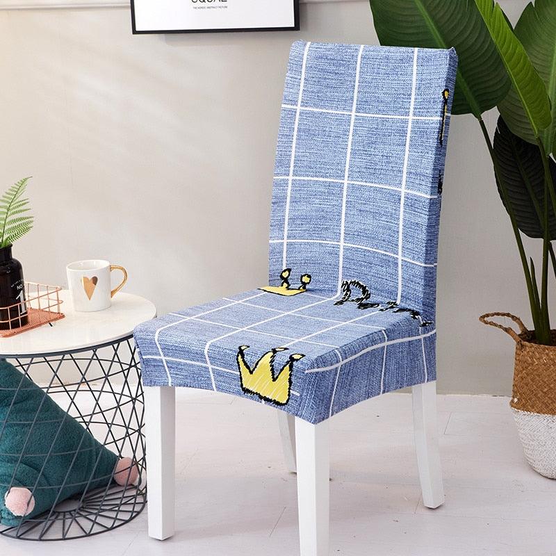 Spandex Dining Chair Cover With Back Elastic Universal Kitchen Living Room Stretch Slipcover Chair Covers Protector Seat Case  Chair Cover Seat Protector Super Fit Slipcover Stretch Removable Washable Soft Spandex Fabric for Home Stevvex