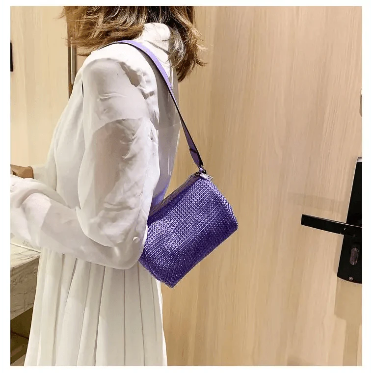 Sparkling Rhinestone Bag For Females Mini Portable Hand Bag Diamond Messenger Bag Fashionable Zipper Feminina Evening bag Stevvex