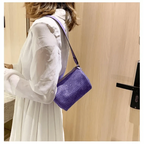 Sparkling Rhinestone Bag For Females Mini Portable Hand Bag Diamond Messenger Bag Fashionable Zipper Feminina Evening bag Stevvex