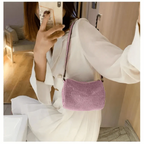 Sparkling Rhinestone Bag For Females Mini Portable Hand Bag Diamond Messenger Bag Fashionable Zipper Feminina Evening bag Stevvex