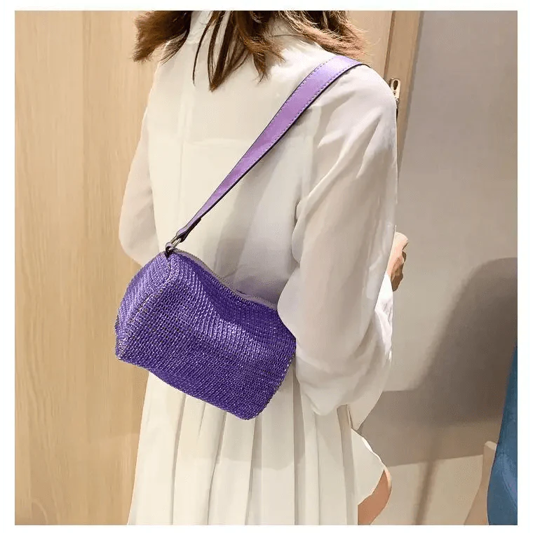 Sparkling Rhinestone Bag For Females Mini Portable Hand Bag Diamond Messenger Bag Fashionable Zipper Feminina Evening bag Stevvex