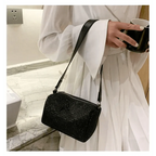 Sparkling Rhinestone Bag For Females Mini Portable Hand Bag Diamond Messenger Bag Fashionable Zipper Feminina Evening bag Stevvex