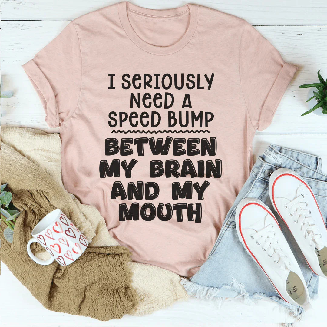 Speed Bump Tee Peachy Sunday