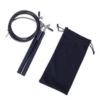 Speed Jump Rope Metal Handle Adjustable Skipping Rope Tangle-Free Speed Jump Rope Adjustable Jumping Rope With Ball Bearings And Nylon Bag For Boxing Fitness Skip Workout Training Stevvex