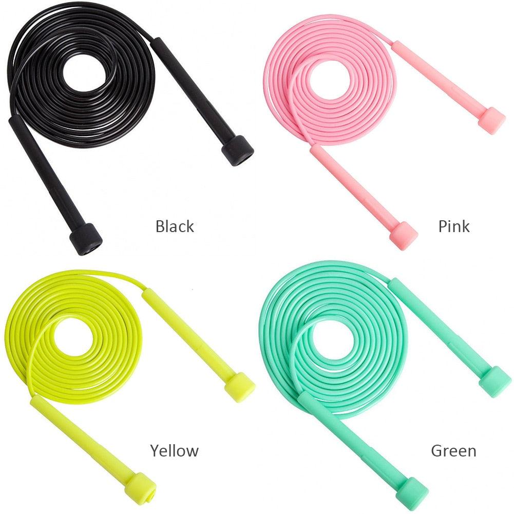 Speed Jump Rope Professional Men Women PVC Skipping Rope Adjustable Lose Weight Adjustable Kids Skipping Rope For Boy Girl Children Lose Weight Exercise Activity And Fitness Home Gym Exercise Workout Equipment Stevvex