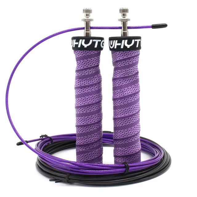 Speed Skipping Rope Jump Rope With Anti-Slip Handle For Double Unders Adjustable Heavy Speed Jump Rope Handles With Removable Weights For Women Men Sport Outdoor Workout Skipping Rope Stevvex