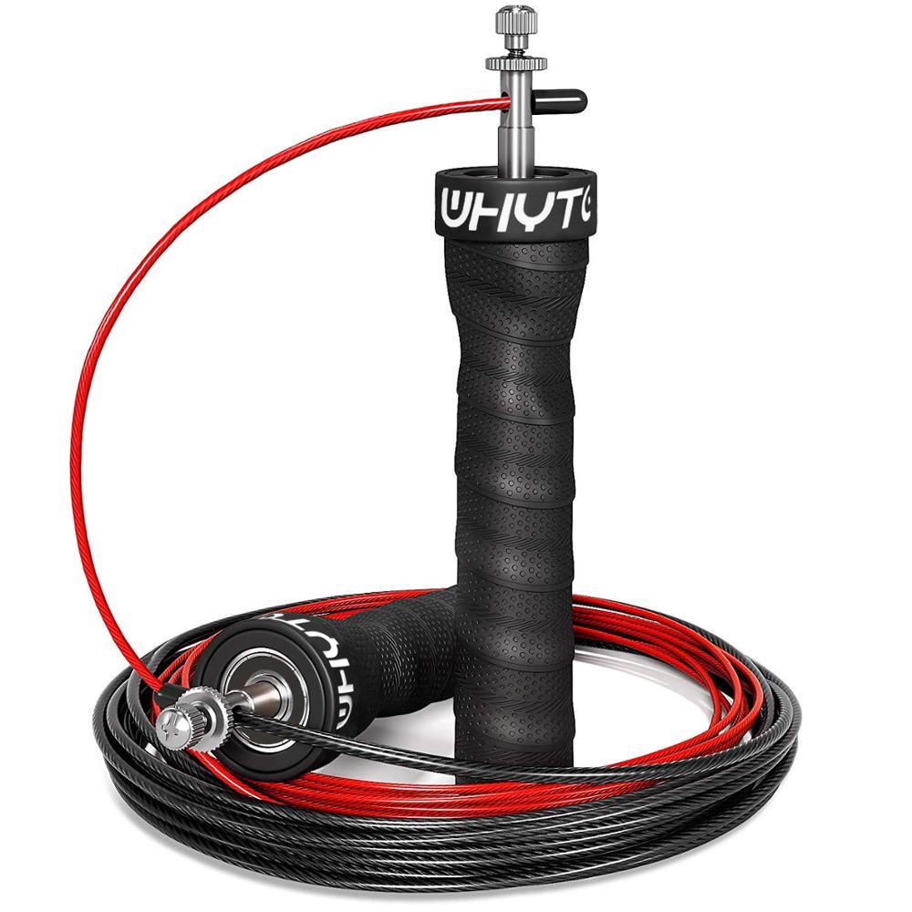 Speed Skipping Rope Jump Rope With Anti-Slip Handle For Double Unders Adjustable Heavy Speed Jump Rope Handles With Removable Weights For Women Men Sport Outdoor Workout Skipping Rope Stevvex