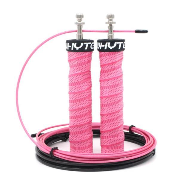 Speed Skipping Rope Jump Rope With Anti-Slip Handle For Double Unders Adjustable Heavy Speed Jump Rope Handles With Removable Weights For Women Men Sport Outdoor Workout Skipping Rope Stevvex