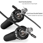 Speed Skipping Rope Jump Rope With Anti-Slip Handle For Double Unders Adjustable Heavy Speed Jump Rope Handles With Removable Weights For Women Men Sport Outdoor Workout Skipping Rope Stevvex