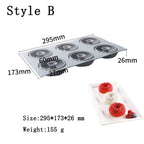 Spiral Donut Dessert Silicone Cake Mold Homemade Party Chocolate Pastry Mould Decorating Tray Baking Tools Round Swirl Cake Mold For Baking Amazing Dessert Art Silicone 3D Mould Stevvex