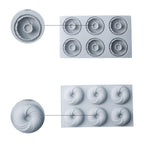 Spiral Donut Dessert Silicone Cake Mold Homemade Party Chocolate Pastry Mould Decorating Tray Baking Tools Round Swirl Cake Mold For Baking Amazing Dessert Art Silicone 3D Mould Stevvex