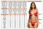 Splicing Bikini Female Swimsuit Two Piece Bikini Swimsuit for Women High Waist Crisscross Halter Wrap Bathing Suits with Bikini Bottom Women Swimwear Two-piece Bikini set Asymmetric Mid Waist Bather Bathing Suit Swim Stevvex