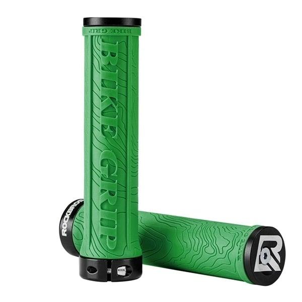 Sponge Bicycle Grips Handle Anti-Skid 3D Silicone Grip Cycling Handlebar Ultralight Bike Grips Foam Single Lock On Bicycle Handle Bar Soft Comfortable Non-Slip Bike Handle Grips For Mountain Beach Cruiser Scooter Stevvex