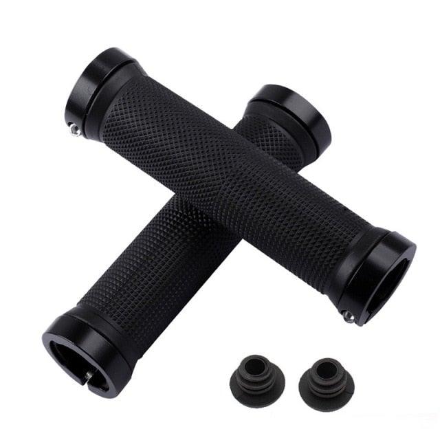 Sponge Bicycle Grips Handle Anti-Skid 3D Silicone Grip Cycling Handlebar Ultralight Bike Grips Foam Single Lock On Bicycle Handle Bar Soft Comfortable Non-Slip Bike Handle Grips For Mountain Beach Cruiser Scooter Stevvex