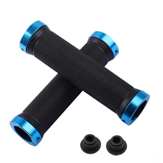 Sponge Bicycle Grips Handle Anti-Skid 3D Silicone Grip Cycling Handlebar Ultralight Bike Grips Foam Single Lock On Bicycle Handle Bar Soft Comfortable Non-Slip Bike Handle Grips For Mountain Beach Cruiser Scooter Stevvex