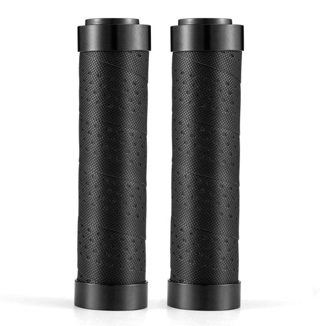 Sponge Bicycle Grips Handle Anti-Skid 3D Silicone Grip Cycling Handlebar Ultralight Bike Grips Foam Single Lock On Bicycle Handle Bar Soft Comfortable Non-Slip Bike Handle Grips For Mountain Beach Cruiser Scooter Stevvex