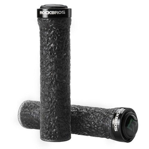 Sponge Bicycle Grips Handle Anti-Skid 3D Silicone Grip Cycling Handlebar Ultralight Bike Grips Foam Single Lock On Bicycle Handle Bar Soft Comfortable Non-Slip Bike Handle Grips For Mountain Beach Cruiser Scooter Stevvex