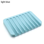 Sponge Holder PP Wheat Straw Storage Rack Drain Soap Box Tray Soapbox 1 Pcs Shower Soap Tray Tool Soap Dish Plate Holder Waterfall Draining Soap Sponge Holder for Shower Kitchen Sink Bathroom Laundry Countertop Face Body Bath Soap, Soap-Saving Dish Stevvex