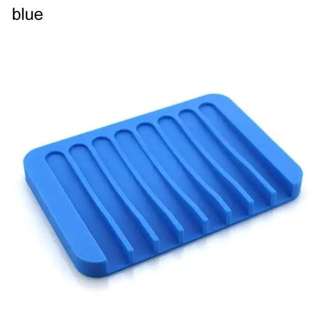 Sponge Holder PP Wheat Straw Storage Rack Drain Soap Box Tray Soapbox 1 Pcs Shower Soap Tray Tool Soap Dish Plate Holder Waterfall Draining Soap Sponge Holder for Shower Kitchen Sink Bathroom Laundry Countertop Face Body Bath Soap, Soap-Saving Dish Stevvex