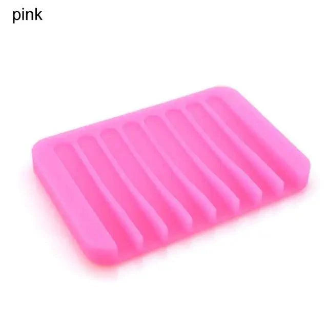 Sponge Holder PP Wheat Straw Storage Rack Drain Soap Box Tray Soapbox 1 Pcs Shower Soap Tray Tool Soap Dish Plate Holder Waterfall Draining Soap Sponge Holder for Shower Kitchen Sink Bathroom Laundry Countertop Face Body Bath Soap, Soap-Saving Dish Stevvex