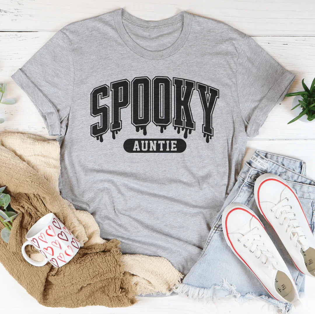 Spooky Auntie Tee Peachy Sunday