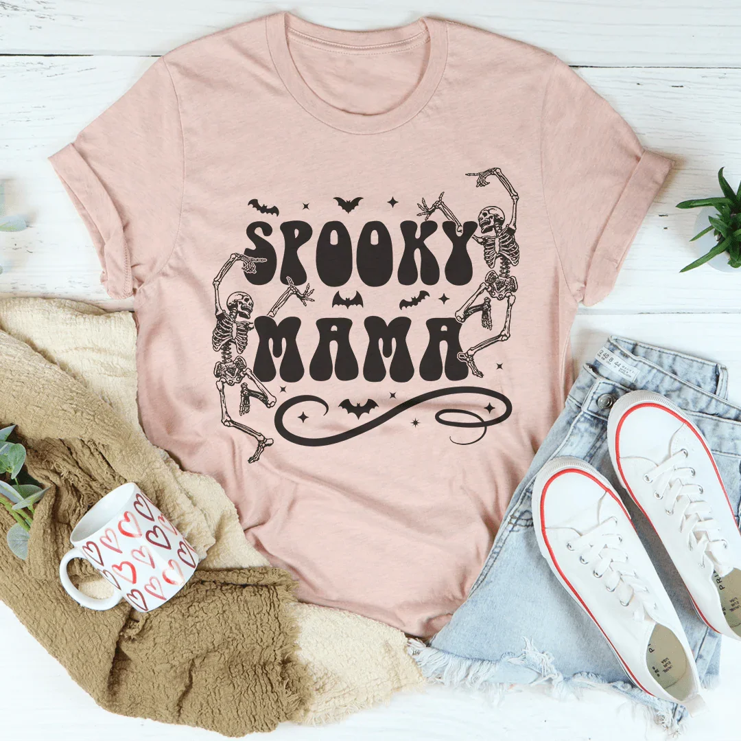 Spooky Mama Tee Peachy Sunday