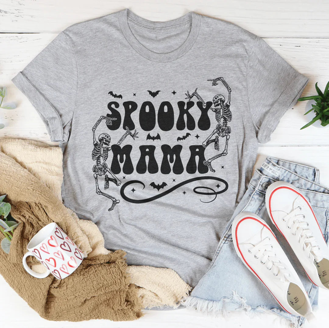 Spooky Mama Tee Peachy Sunday