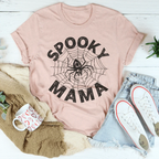 Spooky Mama Spider Web Tee Peachy Sunday