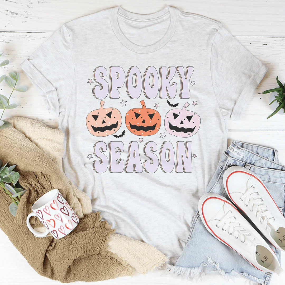 Spooky Season Pumpkins Tee Peachy Sunday