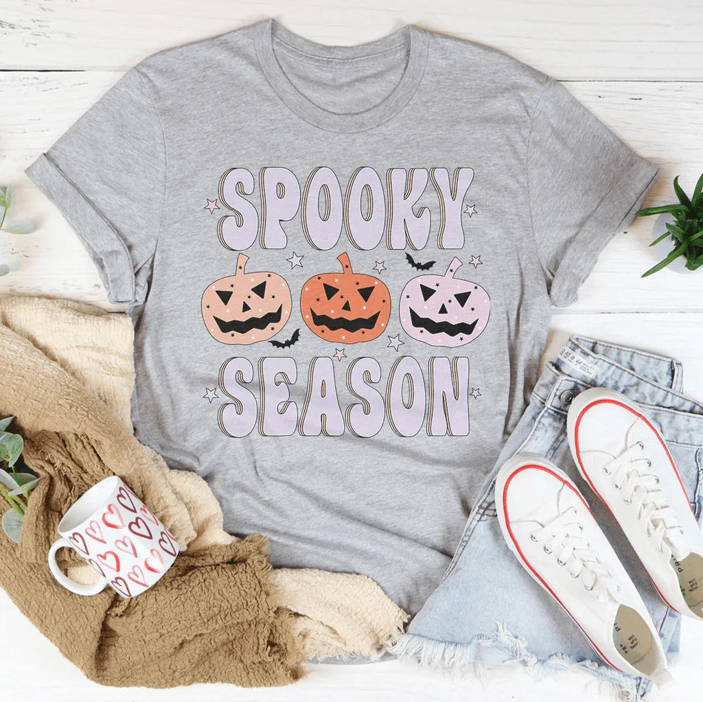 Spooky Season Pumpkins Tee Peachy Sunday