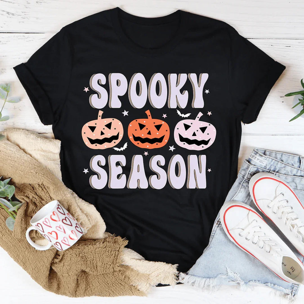 Spooky Season Pumpkins Tee Peachy Sunday