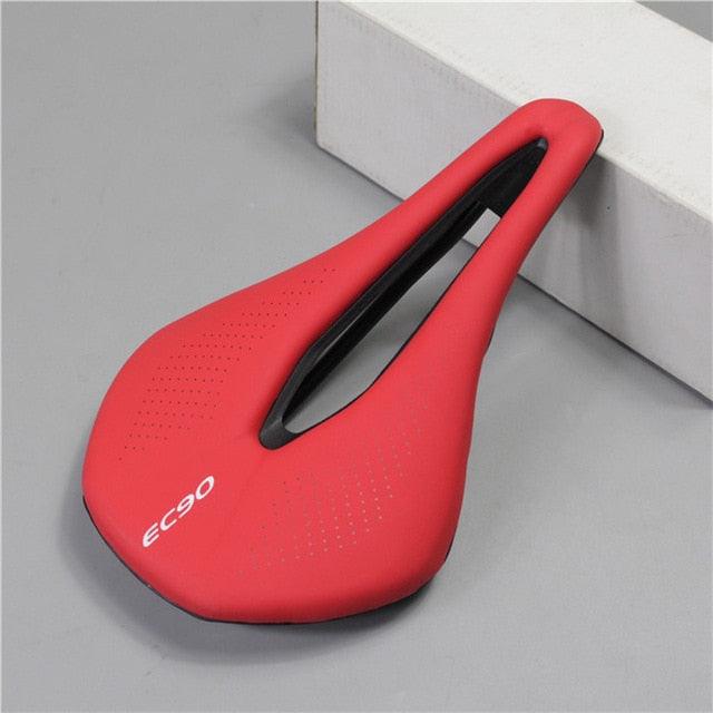 Sport Bicycle Seat Saddle  Road Bike Saddles Mountain Bike Racing Saddle PU Breathable Soft Seat Cushion Suspension Gel Bike Saddle Breathable Comfortable Bicycle Seat Ergonomics Design Fit Mountain Bike Road Bike Stevvex