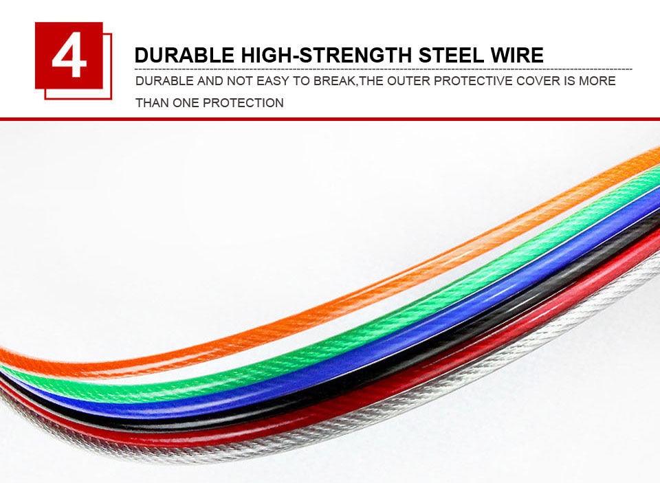 Sport Jump Rope Adjustable Jumping Rope Training Aluminum Skipping Rope Fitness 360 Degree Ball Bearing And Aluminum Alloy Non-Slip Handle Rope For Training Fitness Home Stevvex
