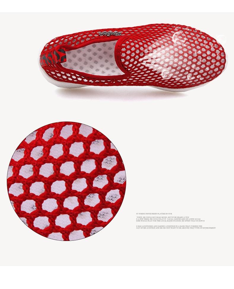 Sport Mesh Breathable Women Shoes Fashion Sports Soft Comfortable Women Shoes Fashion Slip-On Sports Shoes Soft Sole Breathable Comfortable Running Walking Shoes Stevvex