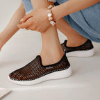 Sport Mesh Breathable Women Shoes Fashion Sports Soft Comfortable Women Shoes Fashion Slip-On Sports Shoes Soft Sole Breathable Comfortable Running Walking Shoes Stevvex
