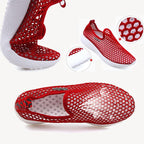 Sport Mesh Breathable Women Shoes Fashion Sports Soft Comfortable Women Shoes Fashion Slip-On Sports Shoes Soft Sole Breathable Comfortable Running Walking Shoes Stevvex