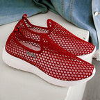 Sport Mesh Breathable Women Shoes Fashion Sports Soft Comfortable Women Shoes Fashion Slip-On Sports Shoes Soft Sole Breathable Comfortable Running Walking Shoes Stevvex