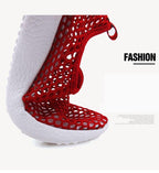 Sport Mesh Breathable Women Shoes Fashion Sports Soft Comfortable Women Shoes Fashion Slip-On Sports Shoes Soft Sole Breathable Comfortable Running Walking Shoes Stevvex