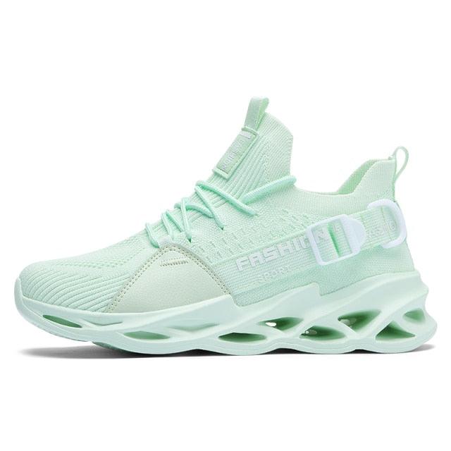 Sport New Mens Sneakers Breathable Running Shoes Outdoor Running Tennis Blade Sneakers Sport Fashion Comfortable Casual Couples Gym Mens Casual Walking Sneakers Stevvex