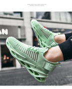 Sport New Mens Sneakers Breathable Running Shoes Outdoor Running Tennis Blade Sneakers Sport Fashion Comfortable Casual Couples Gym Mens Casual Walking Sneakers Stevvex