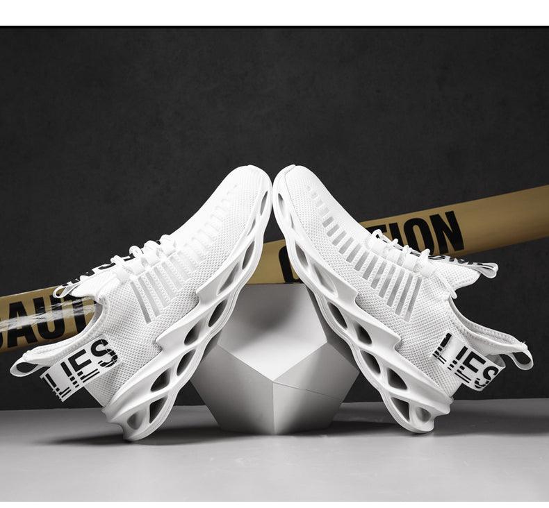 Sport New Mens Sneakers Breathable Running Shoes Outdoor Running Tennis Blade Sneakers Sport Fashion Comfortable Casual Couples Gym Mens Casual Walking Sneakers Stevvex