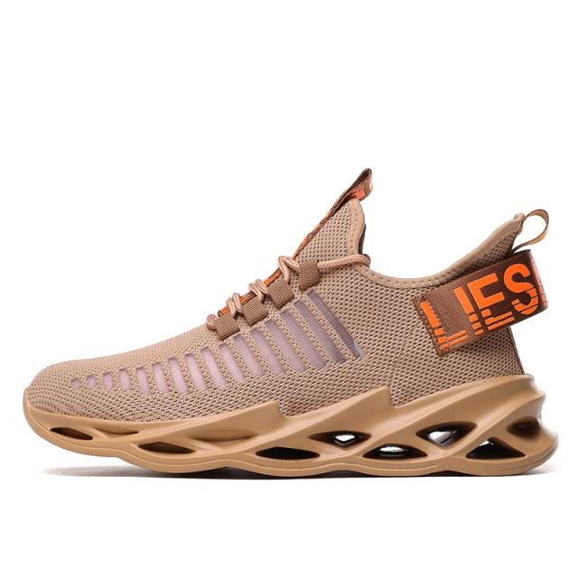 Sport New Mens Sneakers Breathable Running Shoes Outdoor Running Tennis Blade Sneakers Sport Fashion Comfortable Casual Couples Gym Mens Casual Walking Sneakers Stevvex