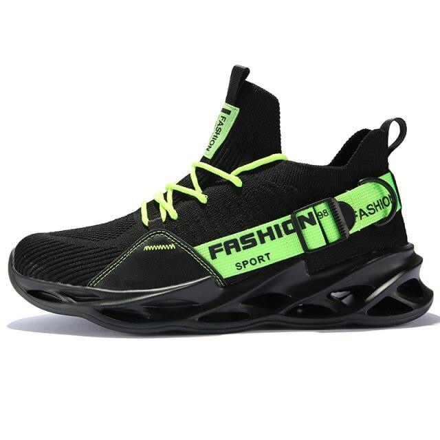 Sport New Mens Sneakers Breathable Running Shoes Outdoor Running Tennis Blade Sneakers Sport Fashion Comfortable Casual Couples Gym Mens Casual Walking Sneakers Stevvex
