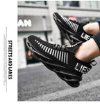 Sport New Mens Sneakers Breathable Running Shoes Outdoor Running Tennis Blade Sneakers Sport Fashion Comfortable Casual Couples Gym Mens Casual Walking Sneakers Stevvex