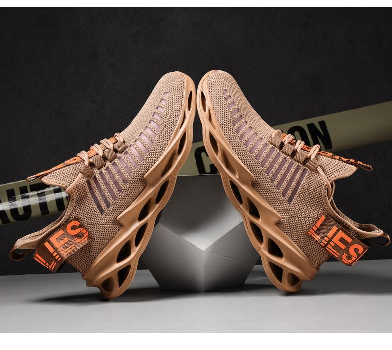 Sport New Mens Sneakers Breathable Running Shoes Outdoor Running Tennis Blade Sneakers Sport Fashion Comfortable Casual Couples Gym Mens Casual Walking Sneakers Stevvex