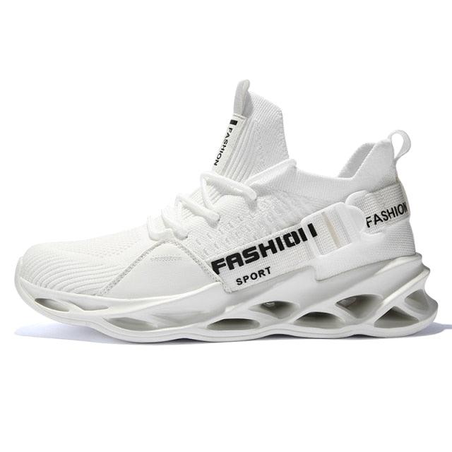 Sport New Mens Sneakers Breathable Running Shoes Outdoor Running Tennis Blade Sneakers Sport Fashion Comfortable Casual Couples Gym Mens Casual Walking Sneakers Stevvex